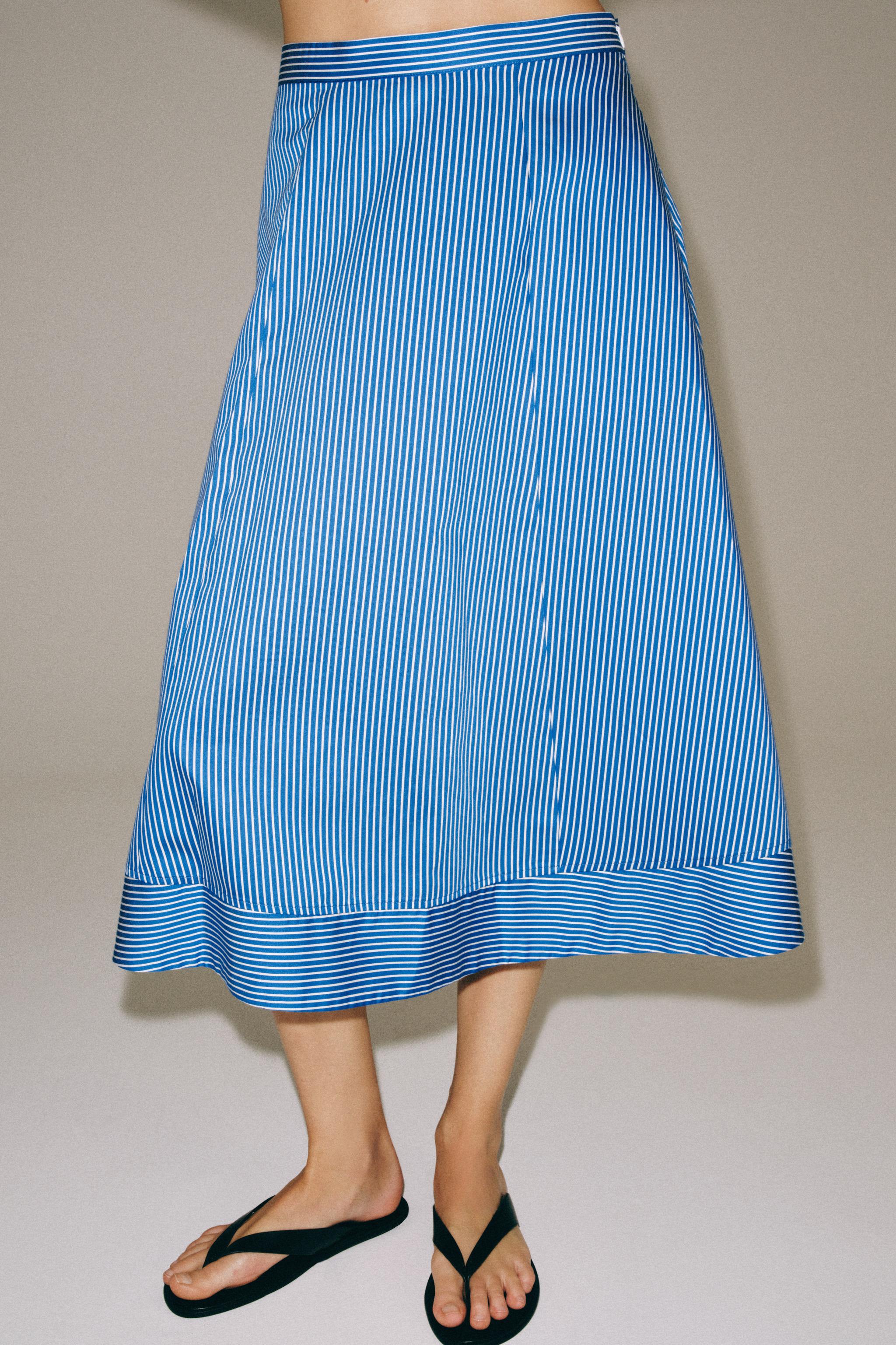 JUPE CAPE RAYURES ZW COLLECTION